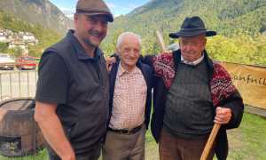 Alessio Cusano Giancarlo Tabachi e Remo Modoni a Vanzone