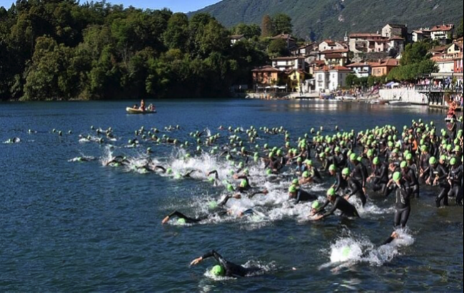 Foto Triathlon Mergozzo partenza