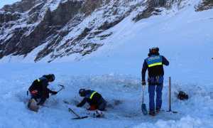 Glacier Corbassiere Photo Police cantonale valaisanne