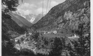 Macugnaga fraz Pestarena intorno 1946