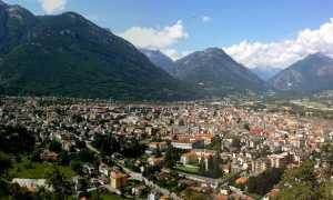 Panorama Domodossola da Monte Calvario
