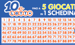 Schedina 10eLotto multipannello