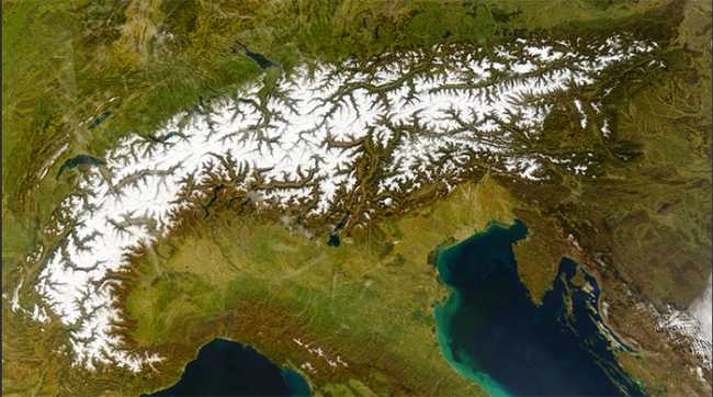 alpi satellite neve