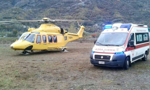 ambulanza elicottero campo
