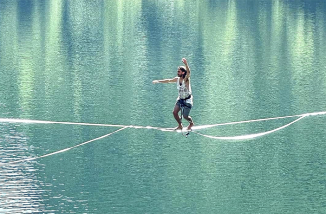 antrona lago equilibrista