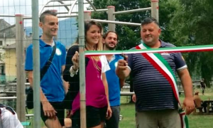 antrona taglio nastro campo calcio
