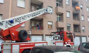 autoscala vigili fuoco condominio villa 17