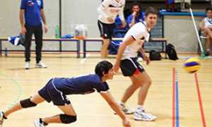 b bistrot volley tuffo difesa