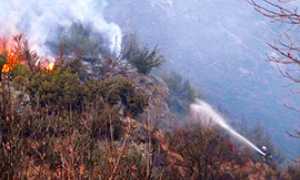 b incendio vigezzo fuoco vigile