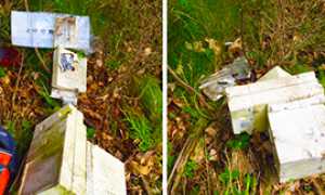 b stazione meteo caduta