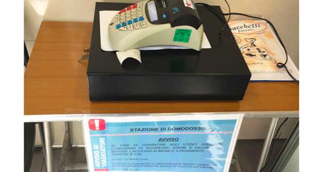bagno stazione pagamento