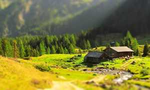 baita montagna prato