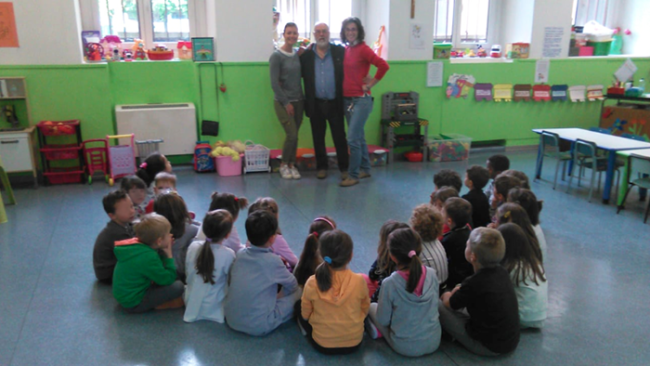 bambiniscuola seduti cerchio