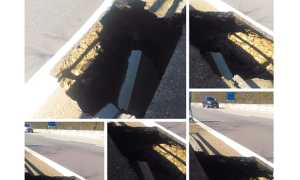 buca superstrada ornavasso