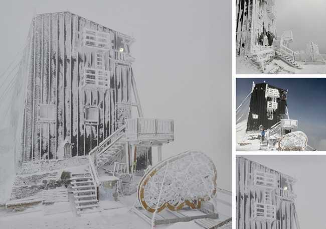 capanna margherita neve