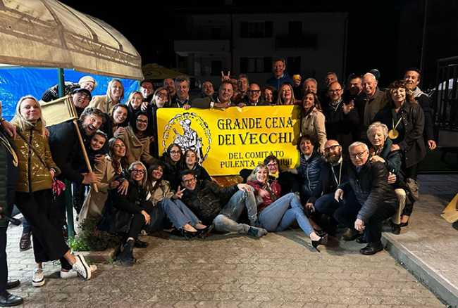 cena vecchi comitato carnevale polenta sciriuii