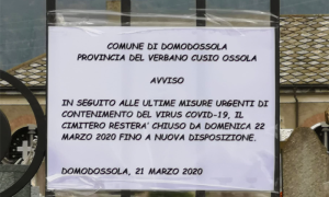 cimitero domo chiusura
