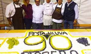 corta festa UVA 90 PASTICCERI TORTA