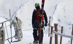 corta sci sciatore piedi