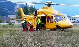 corta soccorso elicottero