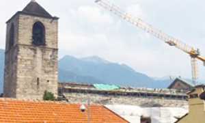 corta tetto collegiata domo