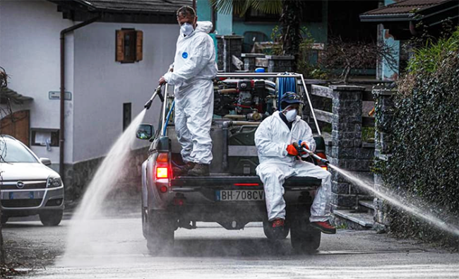 disinfezione strade premosello