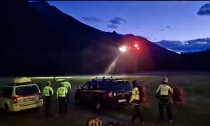 elicottero atterraggio notte soccorso