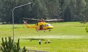 elicottero pineta recupero