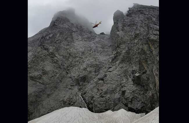 elicottero soccorso monte