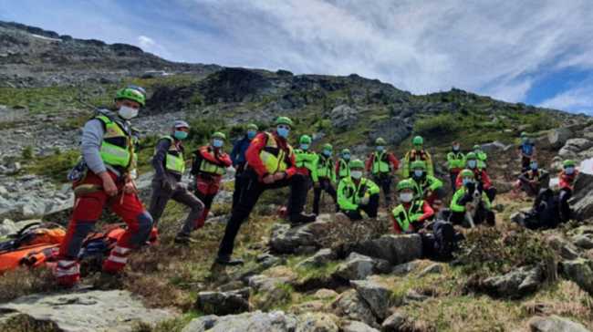 esercitazione soccorso alpino