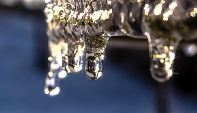 ghiaccio sole goccia