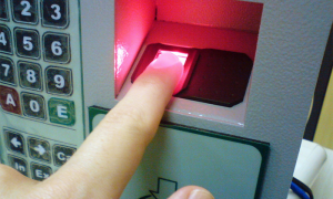 impronta mano scanner