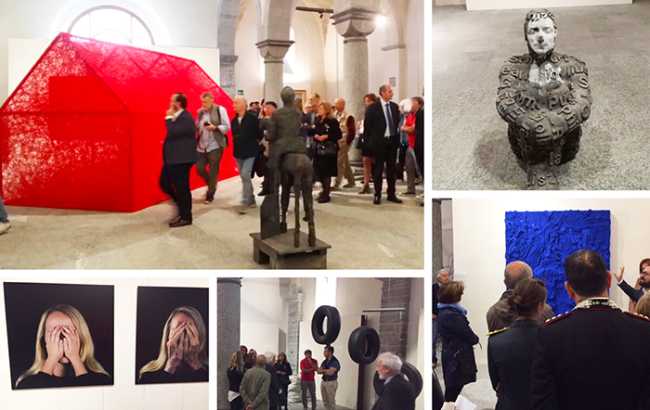 inaugurazione mostra kounellis 17 francesco mix