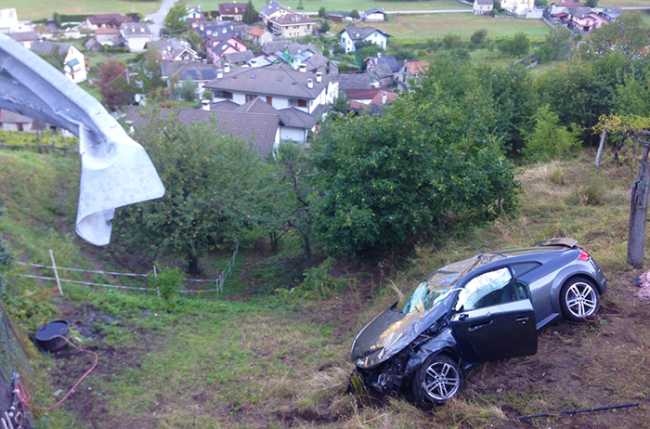 incidente audi trontano ferragosto 18