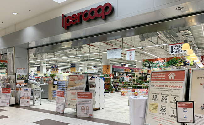 ipercoop ingresso supermercato