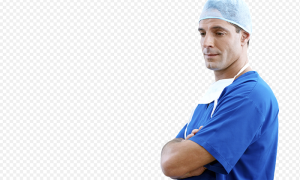 medico braccia incrociate