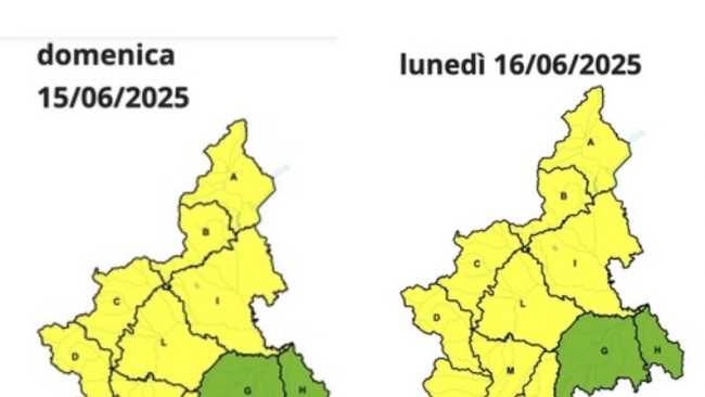 meteo allerta 15 giu