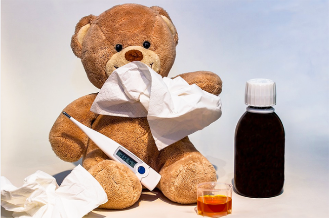 orsetto ermometro starnuto