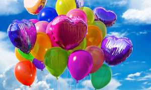 palloncini cielo carnevale