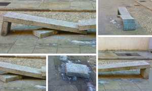 panchina rotta borgo