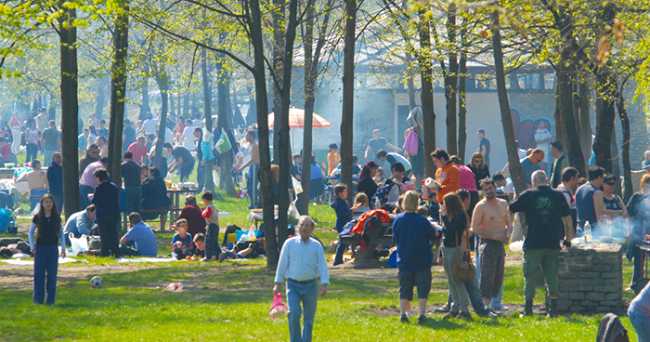 picnic montagna grigliata