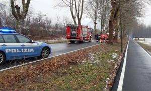 polizia vigili incidente