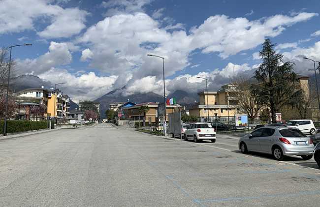 posteggio san biagio vuoto