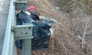 sacchetto immondizia guard rail