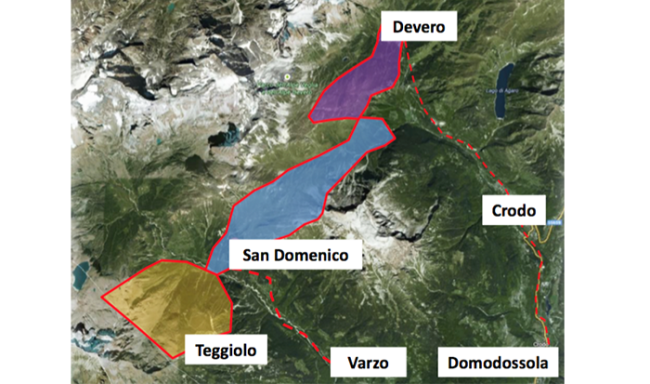 san domenico collegamenti teggiolo devero mappa