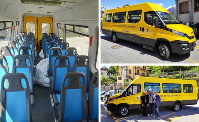 scuolabus nuovo crevola