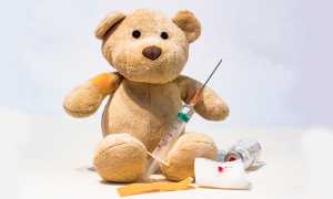 siringa peluche bambino