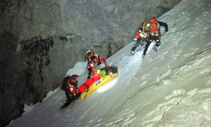 soccorso neve notte toboga cavi