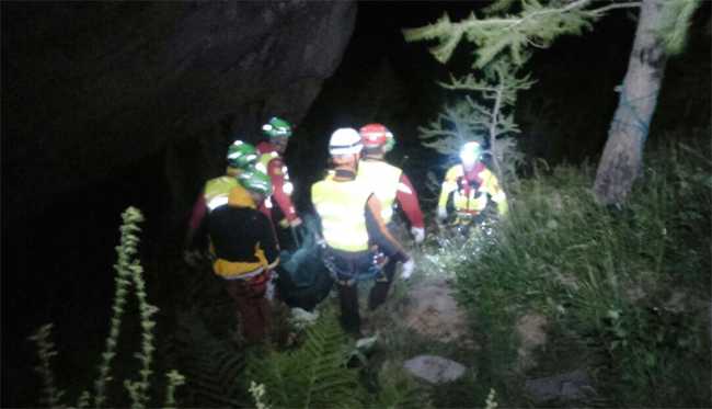 soccorso notte bosco luce testa