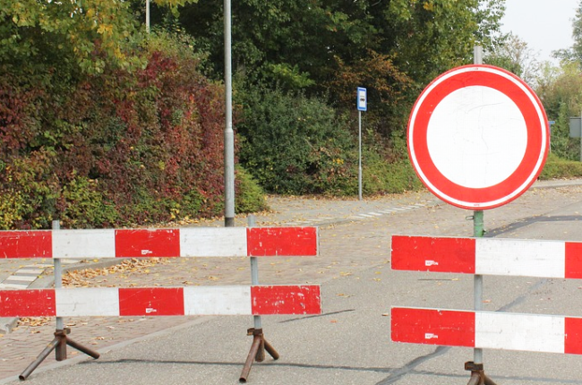strada chiusa divieto